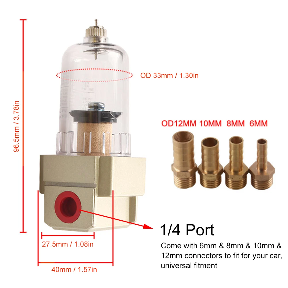 Separatore di olio motore universale per auto, tappo dell\'olio, filtro del serbatoio di sfiato del serbatoio, per accessori per auto con valvola PCV