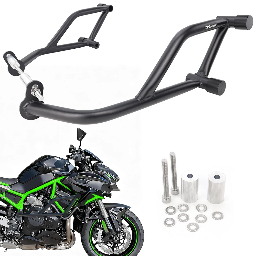 Fit For Kawasaki Z H2 ZH2 SE 2020 2021 2022 2023 Motorcycle Stunt Crash Cage Engine Guard Highway Bar Bumper Protector Race Rail