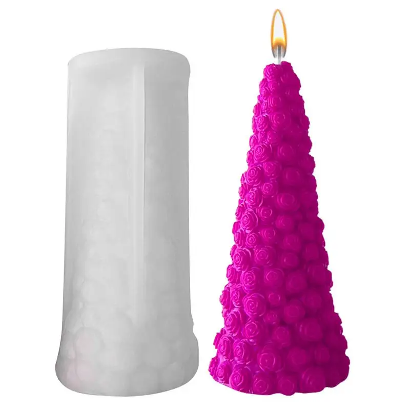 Christmas Candle Molds Christmas Tree Candle Mold Epoxy Resin Mold Epoxy Casting Molds Multipurpose Silicone Casting Molds For