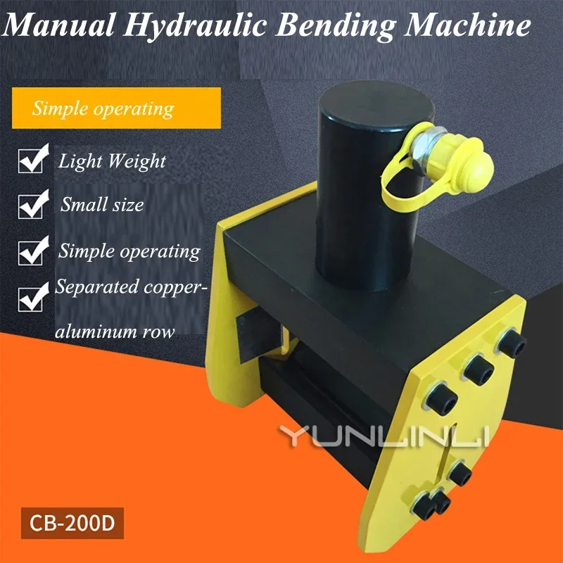 

Manual Hydraulic Bending Machine 90 Degree Bending Machine Hydraulic Bus Copper And Aluminum Row Bending Machine CB-200A