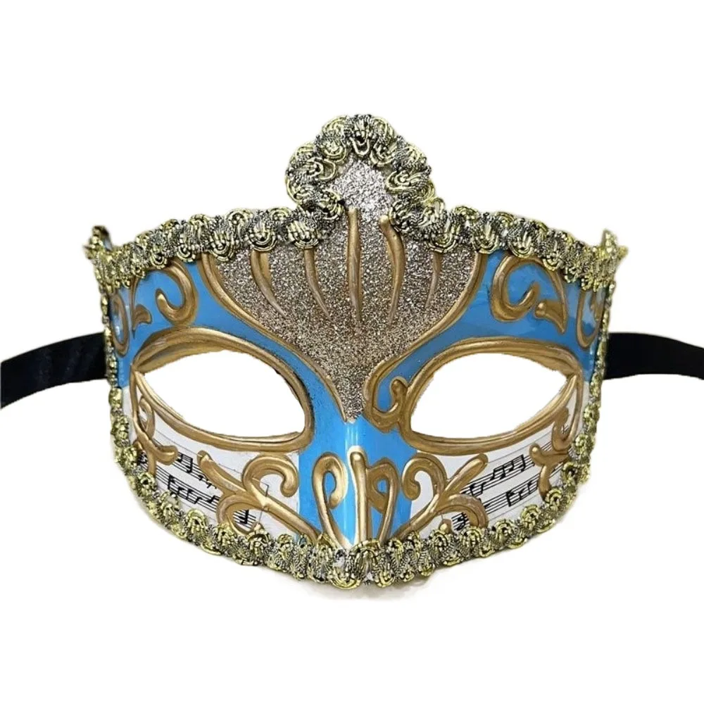 

Party Cosplay Props Halloween Masks Half Face Masquerade Cosplay Glitter Mask Carnival Costume Props Plastic Venice Mask Men