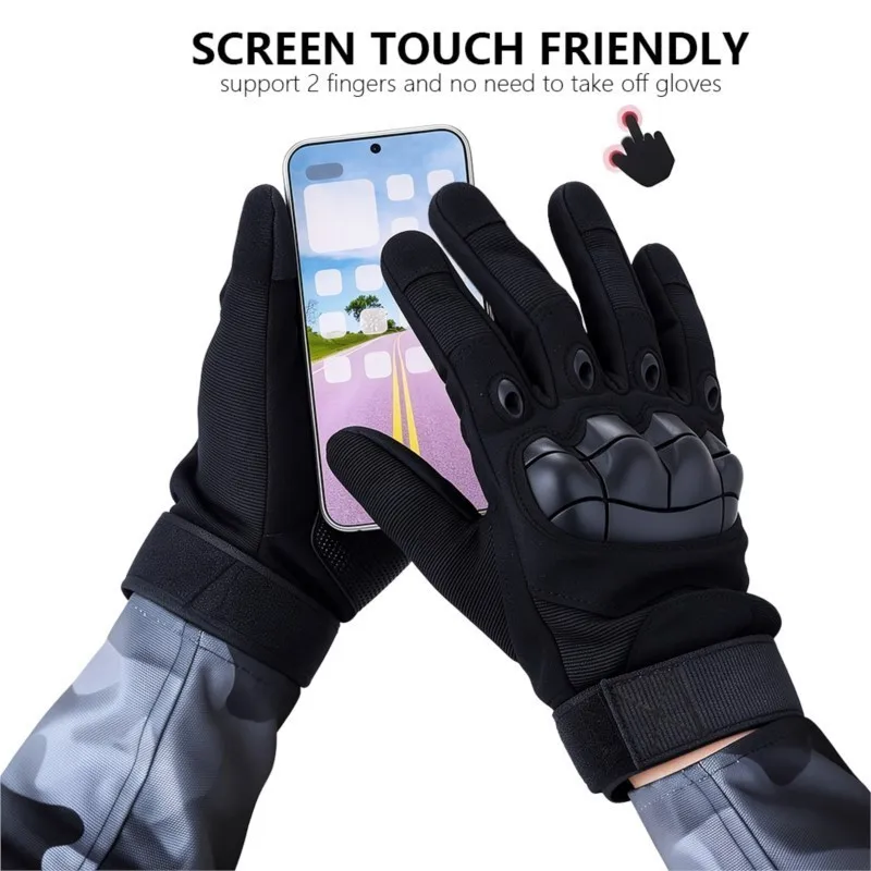Multi-scene Touchscreen Gloves M L XL, Elastic & Ventilated, Anti-slip Palm for Baseball, Cycling, Motorcycle