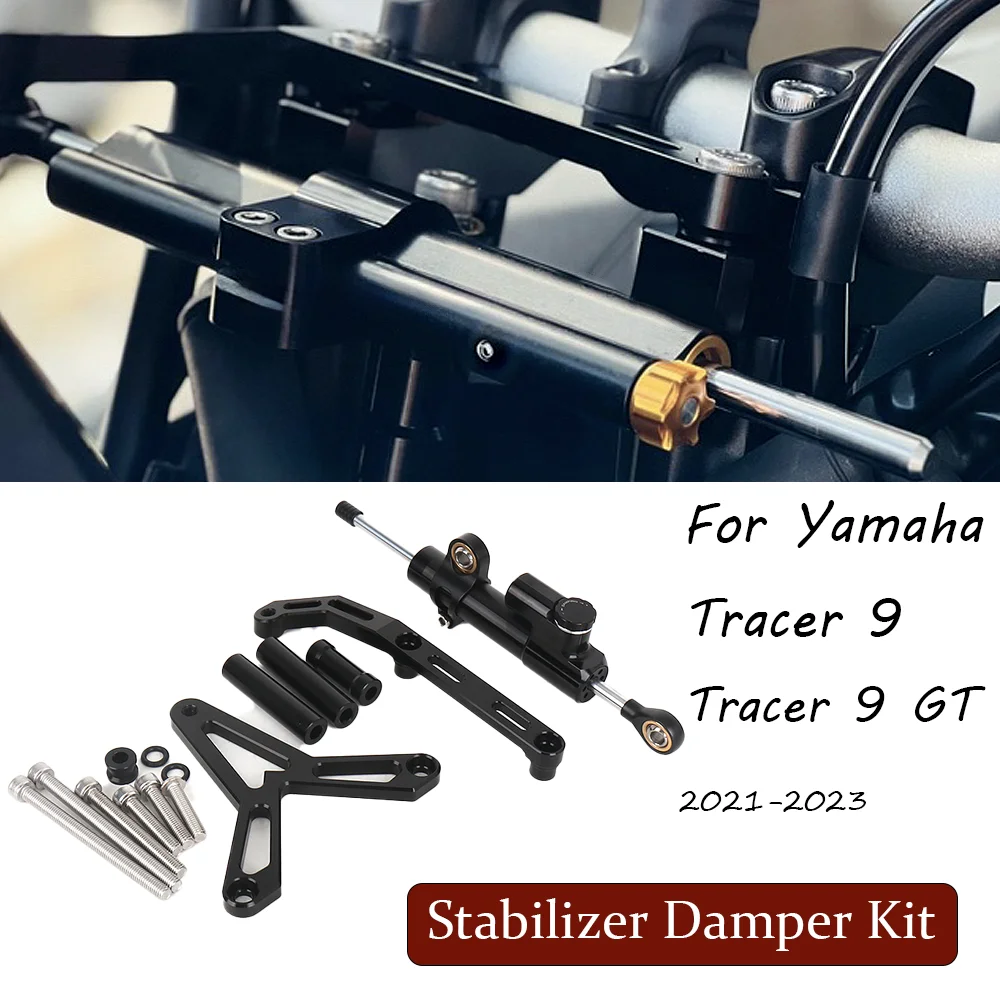 

Motorcycle Steering Damper Stabilizer Ride Safe Handlebar Bracket Kit For Yamaha Tracer 9 GT Tracer9 TRACER 9 2021 2022 2023