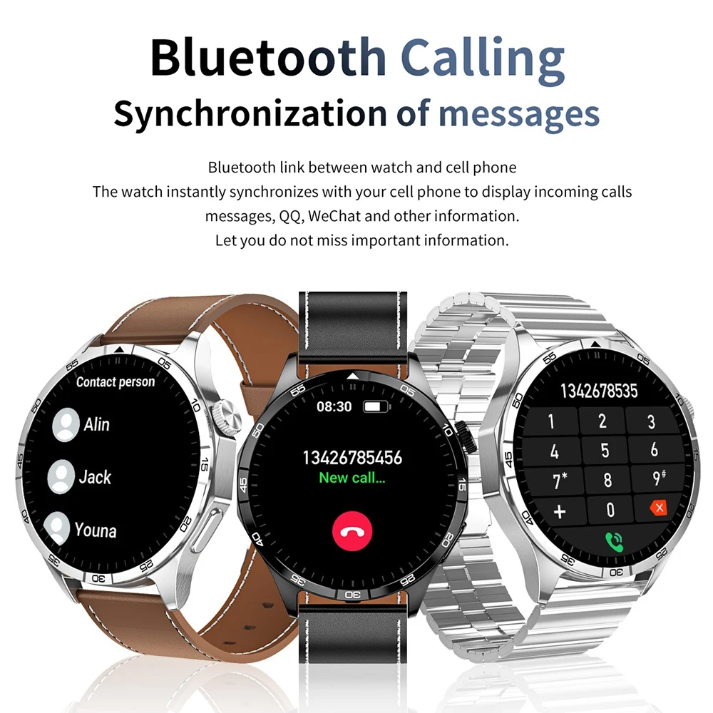 Azul dente chamada masculino 1.45 "tela amoled assistente de voz carga sem fio relógio inteligente freqüência cardíaca smartwatch ip68 à prova dip68 água esportes