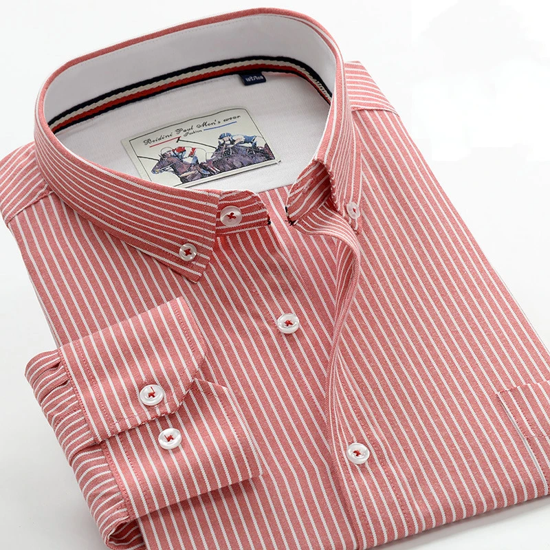 6XL 7XL 8XL 9XL 10XL High-quality Oxford Cotton Shirt 2022 Spring/Summer Classic Brand Business Casual Men\'s Striped Shirt