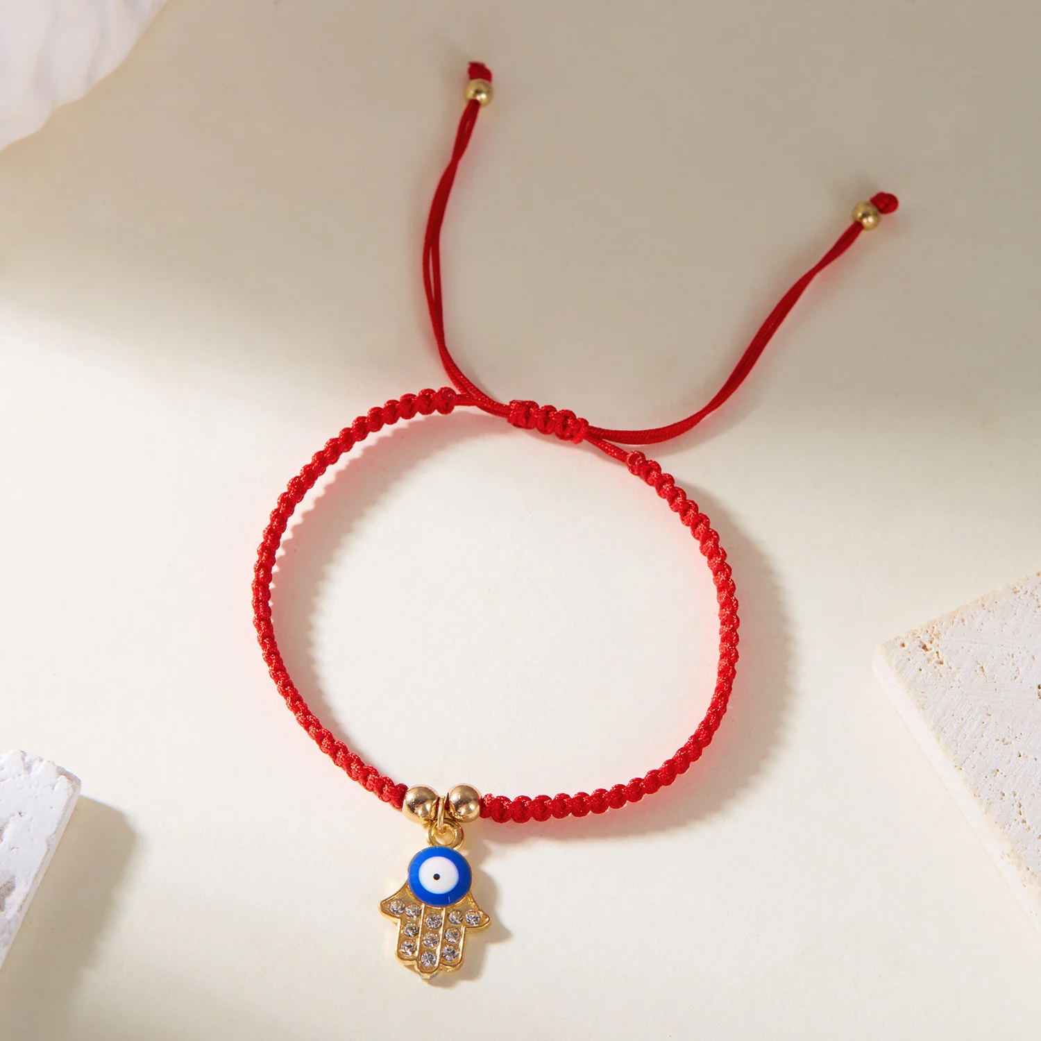 Neues Design 10 Stil Glück rotes Seil blau bösen Blick Armbänder für Frauen handgemachte geflochtene Paar Armbänder Amulett Freundschaft Schmuck – Detail 36