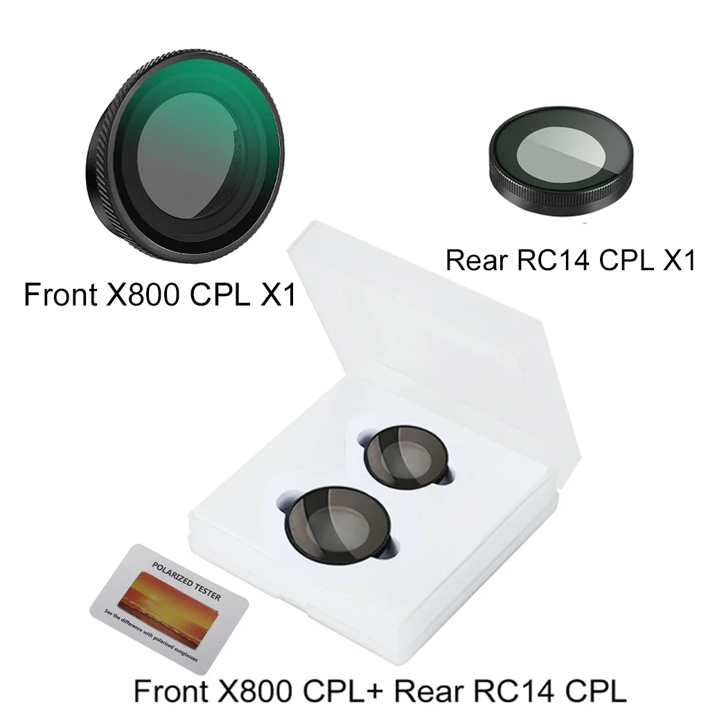 

for 70mai Dash Cam X800 CPL Filter Reduce Glare Reflection Enhance Contrast for 70mai Rear Cam RC14 CPL Filter