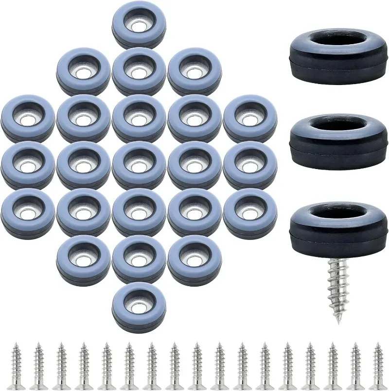 1bag Screws Furniture Glides PTFE Heavy Duty Furniture Slip Mat Glide Mat Sofa Bed Table Moving Pads Wooden Floor Protector