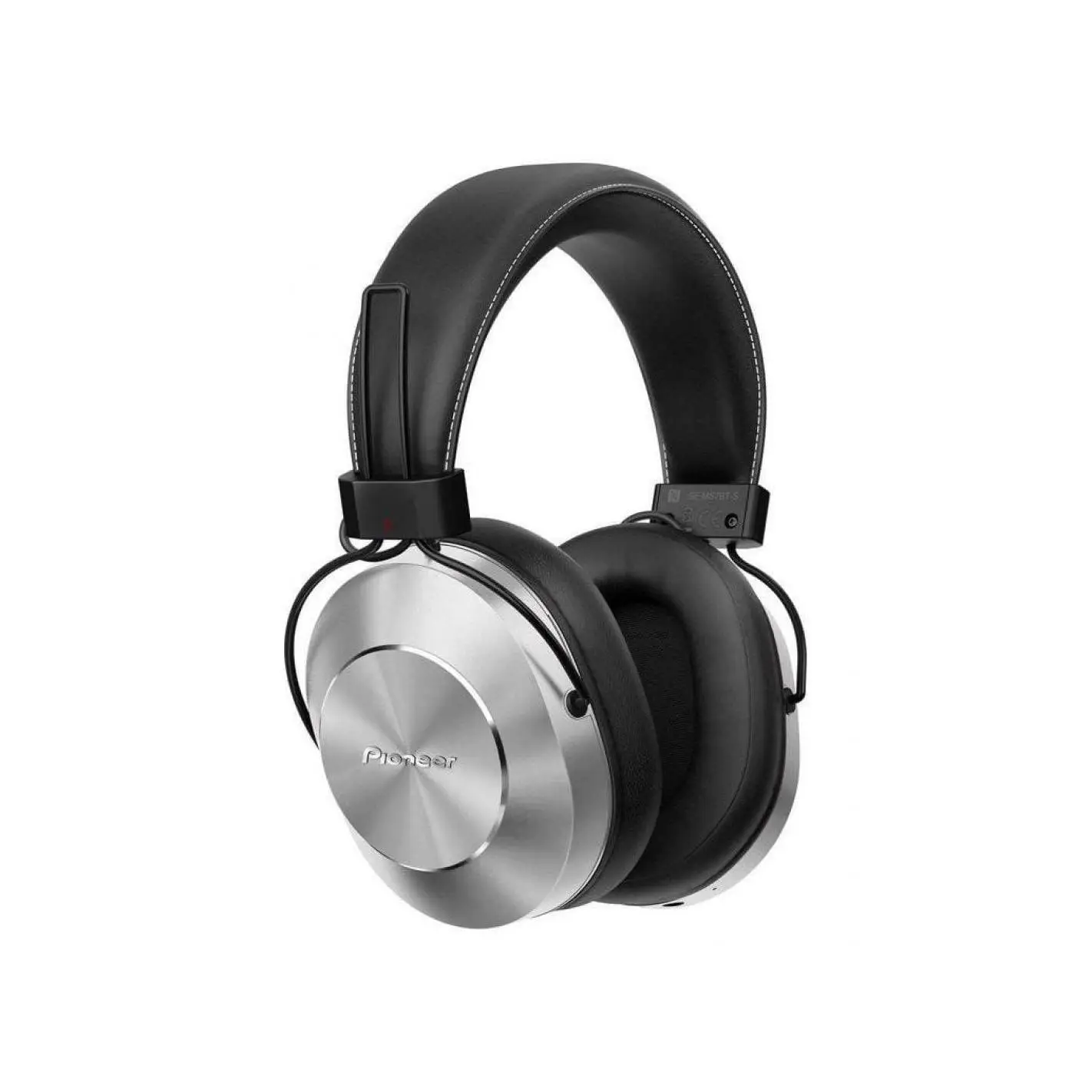 PIONEER BLUETOOTH Headset SE-MS7BT-S Black/Silver-BT3.0-DRIVERS 40MM-HI-RES sound-NFC-FUNC. Hands-free-battery