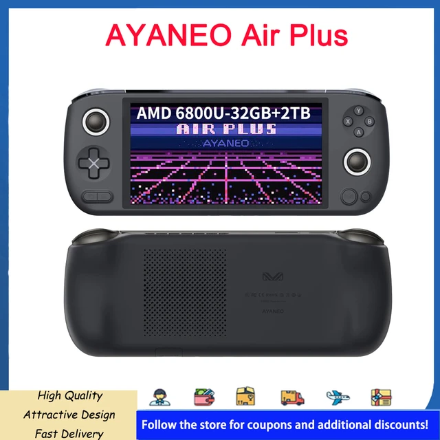 Ayaneo Air Plus - AMD Ryzen7 6800u Handheld-PC-Spiele konsole 6 
