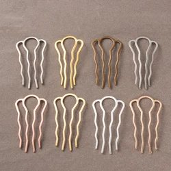 5pcs 46x26/65x35/49x87mm Metal Hair Comb Retro Accessories Hairpin Hair Wear Vintage Barrette Findings Headband Jewelry Making