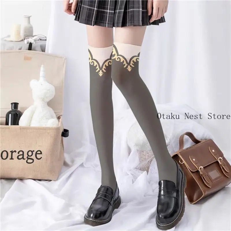 

Anime Uma Musume Pretty Derby Satono Diamond Cosplay Clothes Printed Pantyhose Comic Con Prop Role Play Stockings Halloween Gift