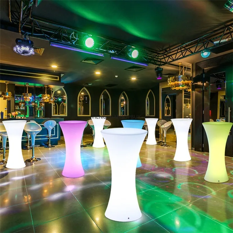 Waterproof 16-Color Changing LED Table for Outdoor Events Parties Garden Parties-Rechargeable Nightclub  Furniture