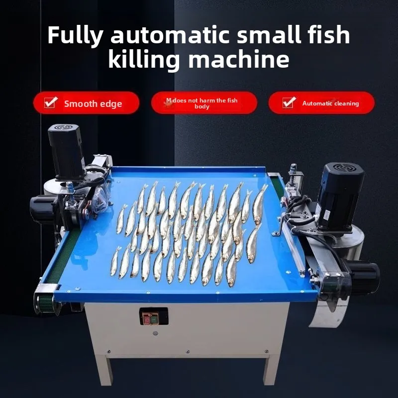 Commercial Automatic Electric Fish Killing Machine Small Fish Cutter for Kitchen Use