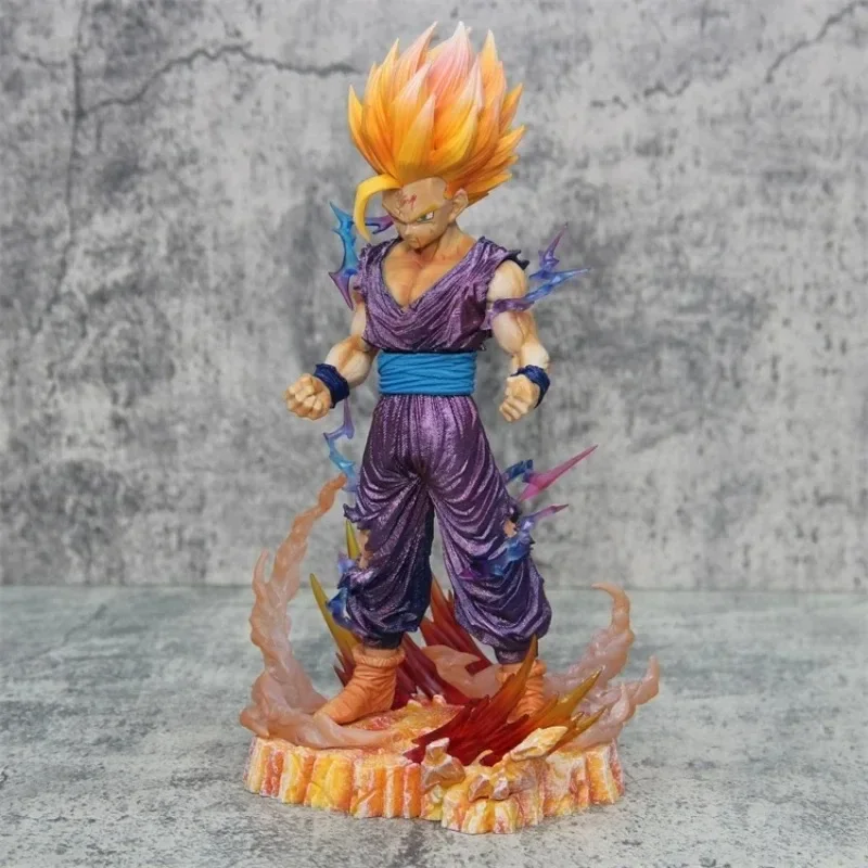 25cm Dragon Ball Z Anime Figure Son Gohan Action Figurine Super Saiyan 2 Cell Game giocattoli per bambini Decoartion Son Goku regalo gratuito