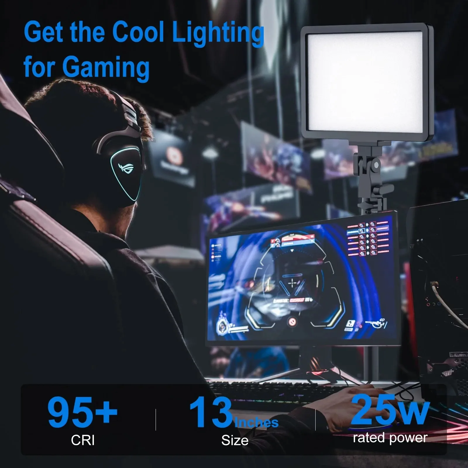 【Do Brasil】Sokani P25 LED ملء الضوء مع حامل الأسطح