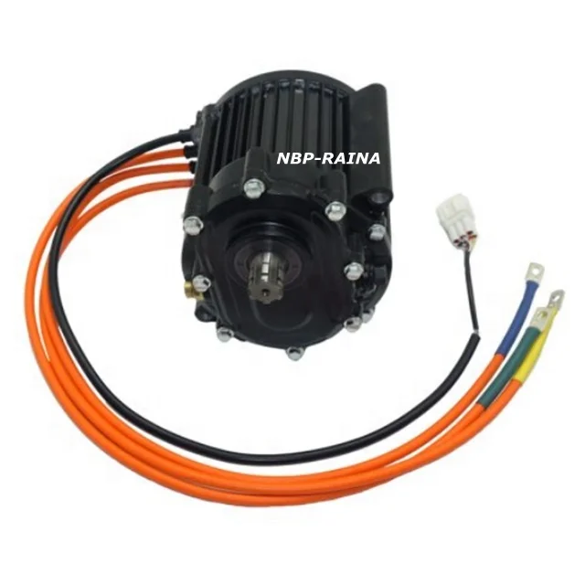 

QS 120 60H 2000W V3 72V Mid Drive Motor With Gearbox Fit ND72360/450 Controllers for Electric Motorcycle and Bike