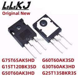 Piezas G75T65AK5HD G15T120BK3SD G50T60AK3HD G60T60AK3SD G30T60AK3HD G25T135BKR3S TO247 IGBT TO-247, 1 unidad