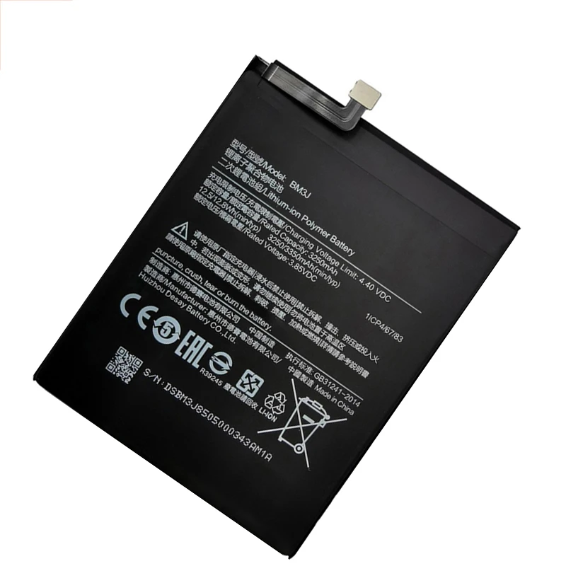 Batería BM3J de 3350mAh, 100% nueva, para Xiaomi 8 Lite, reemplazo de batería de alta calidad 4