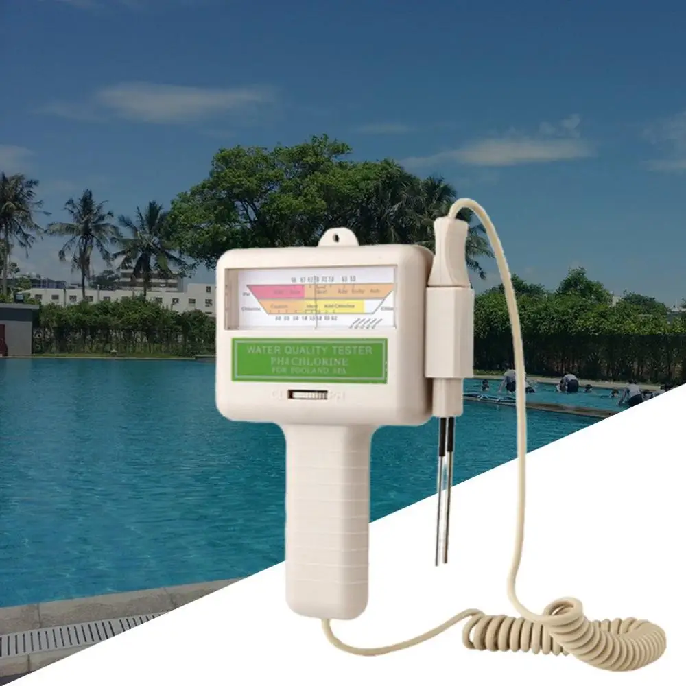 Portable  Pc101 Instrument Water Quality Tester Home Swimming Pool  Chlorine Ph Water Quality Tester Ph Meter Tester
