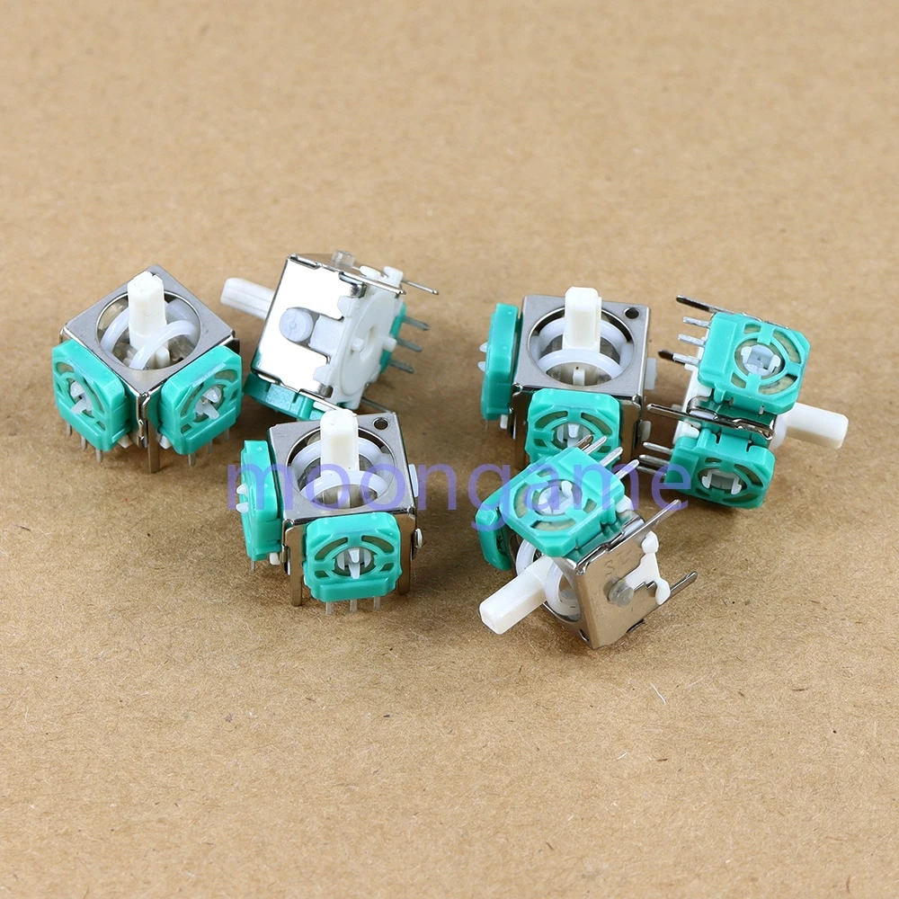 60 قطعة من القبضات التناظرية ثلاثية الأبعاد عصا التحكم وحدة الروك لوحدة تحكم NGC