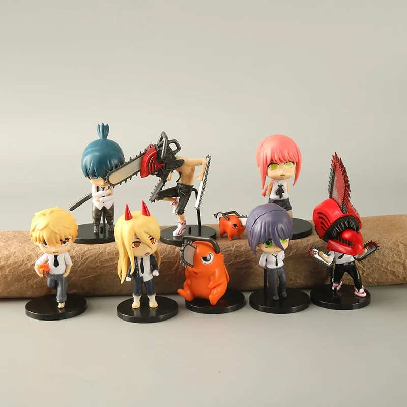 

Фигурка человека с бензопилой 2d аниме мультфильм бензопила собака кукла игрушка украшение модный игровой подарок высокое качество