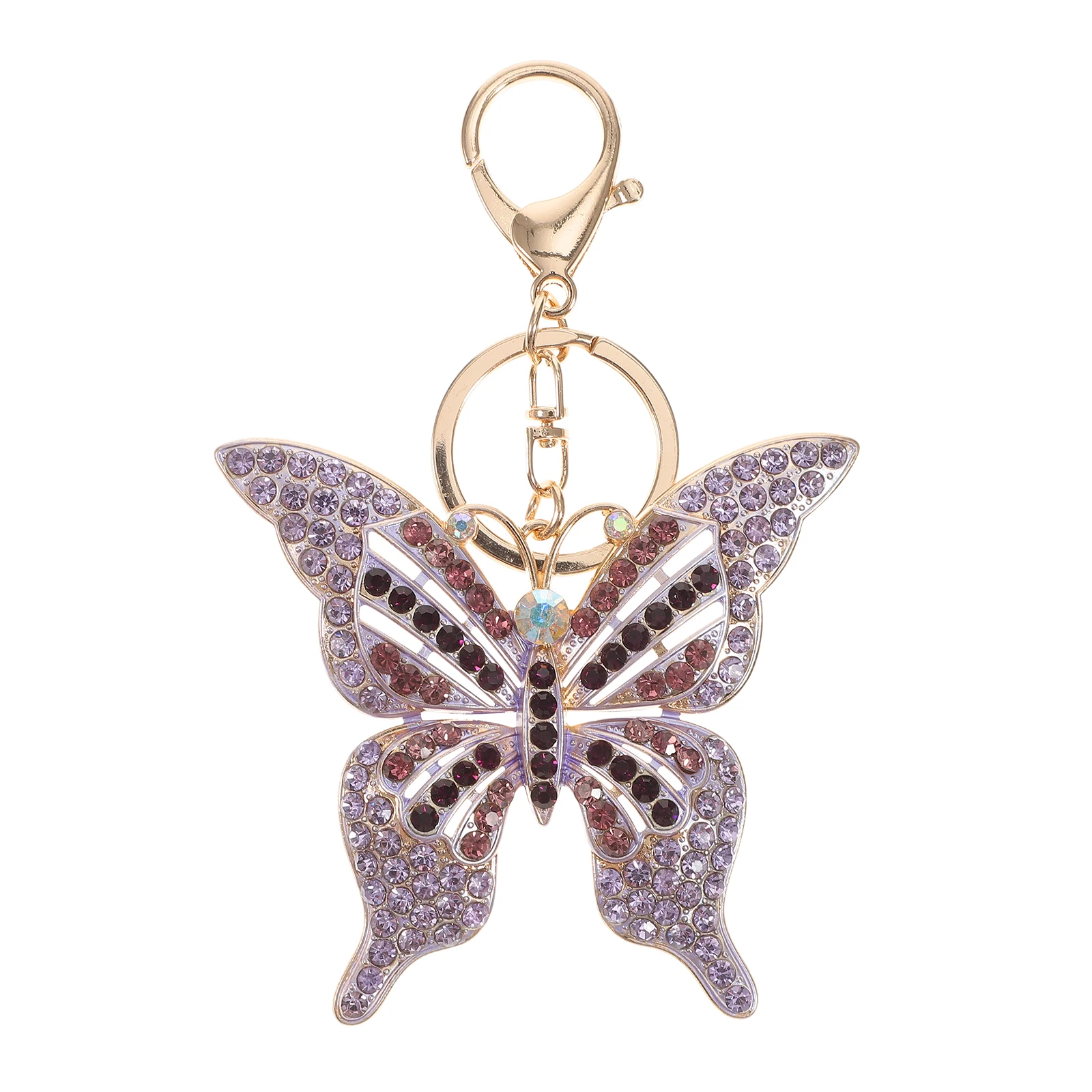 

1pc Butterfly Shape Decor Accessories Women Chain Pendant Gifts Alloy Key Chain Pendants Key Decor Chains Rings
