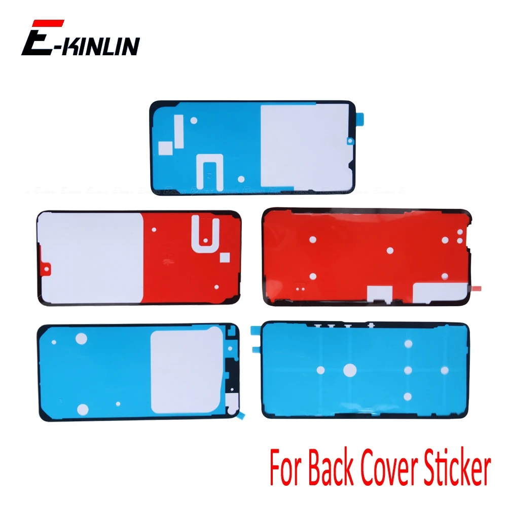 Back Battery Cover Door Sticker Adhesive Glue Tape For HuaWei Honor 8X 8 9C 9i 9N 9X Premium V20 V30 Pro Lite Replacement Parts