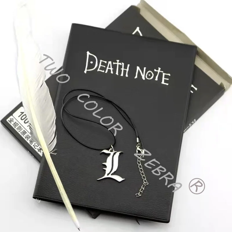 Anime Death Note Notebook L Ketting Veer Pen Set Collectable Journal Boek Death Note Notepad