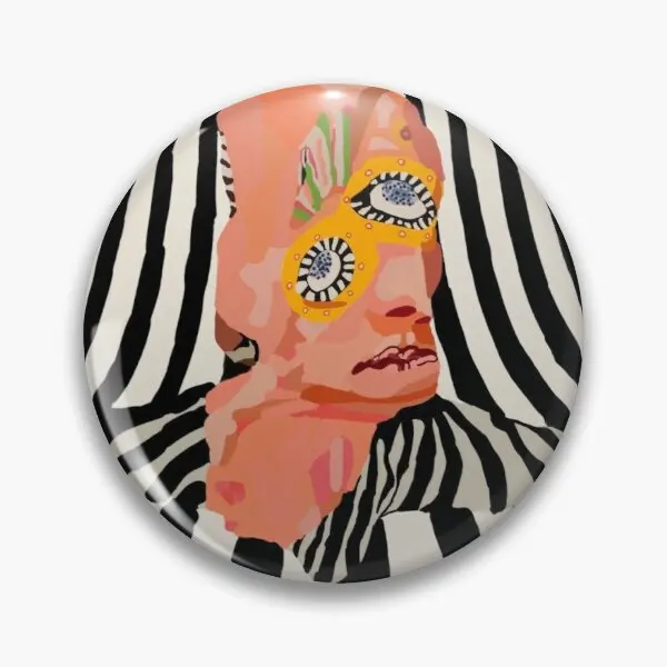 Cage The Elephant Melophobia Illustrativ  Soft Button Pin Creative Clothes Lover Jewelry Collar Metal Funny Hat Women Gift