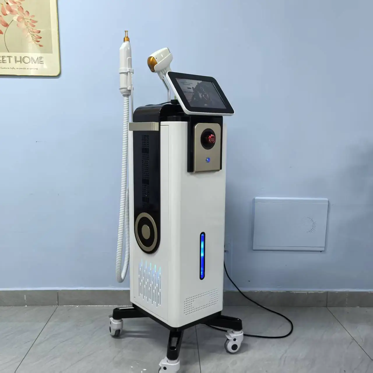5000W 2‑In‑1 4‑Wavelength Diode Machine, Picosecond Laser Tattoo Removal, Ice Cooling Painless Permanent Hair Removal For Salon