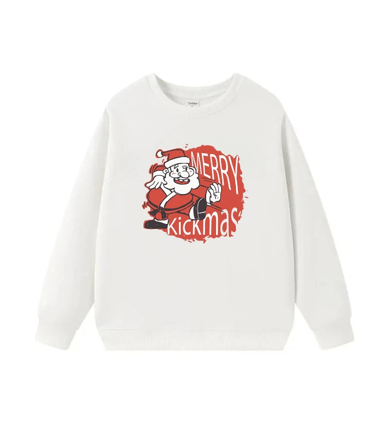 

Christmas Y2k Harajuku style pattern men's and women's leisure sports autumn and winter high-quality cotton crew neck sweater
