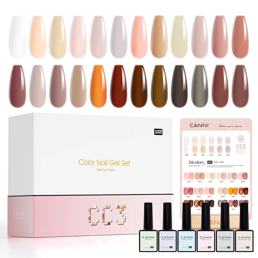 Nagelgel Display Opbergdoos (Gel niet inbegrepen) UV Gel Schap CANNI VIP Kit Nagelgel Polish Soak Off UV LED Vernis Nagel Manicure