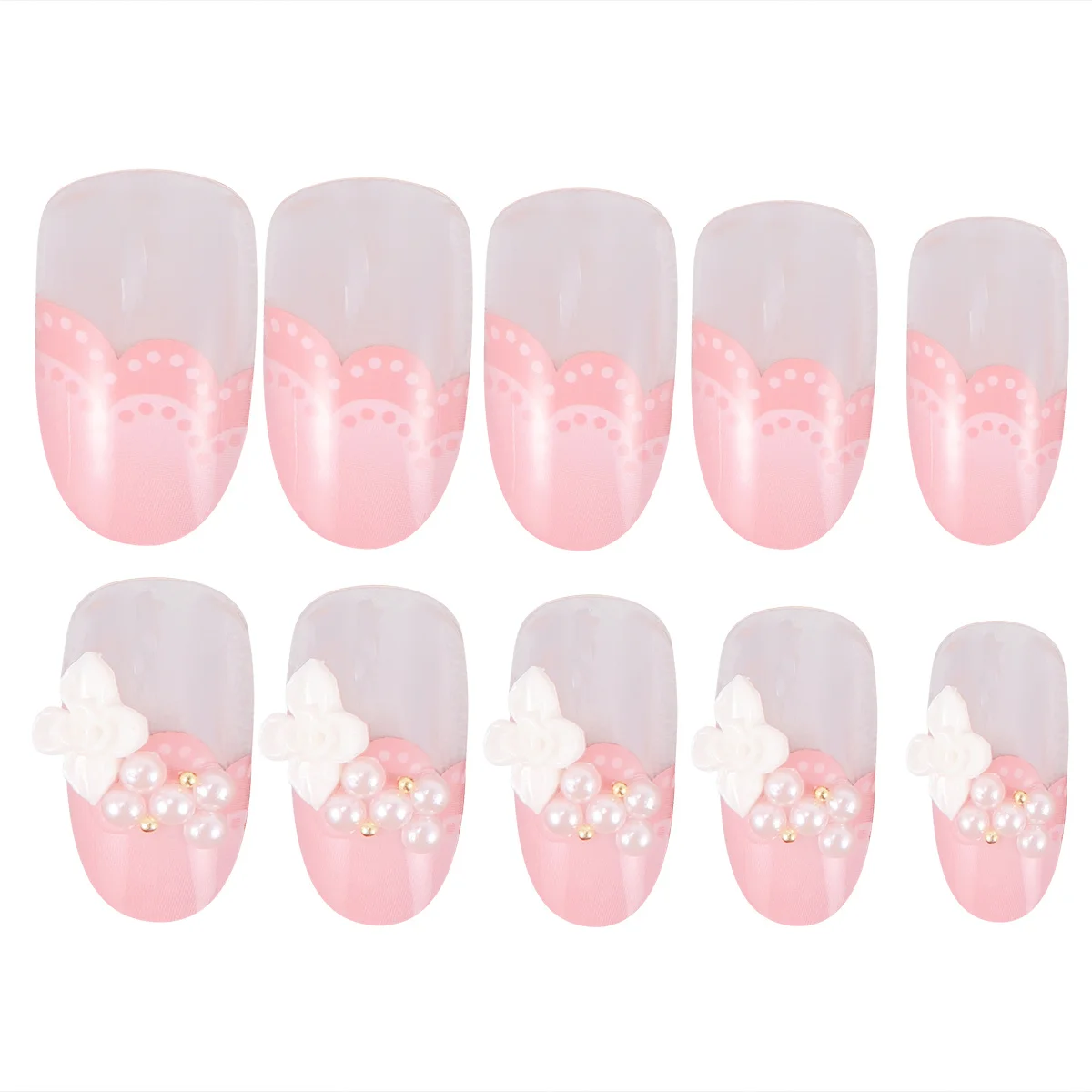 Sztuczne tipsy samoprzylepne do manicure dla kobiet, naklejki DIY, naklejki do zdobienia paznokci dla kobiet.