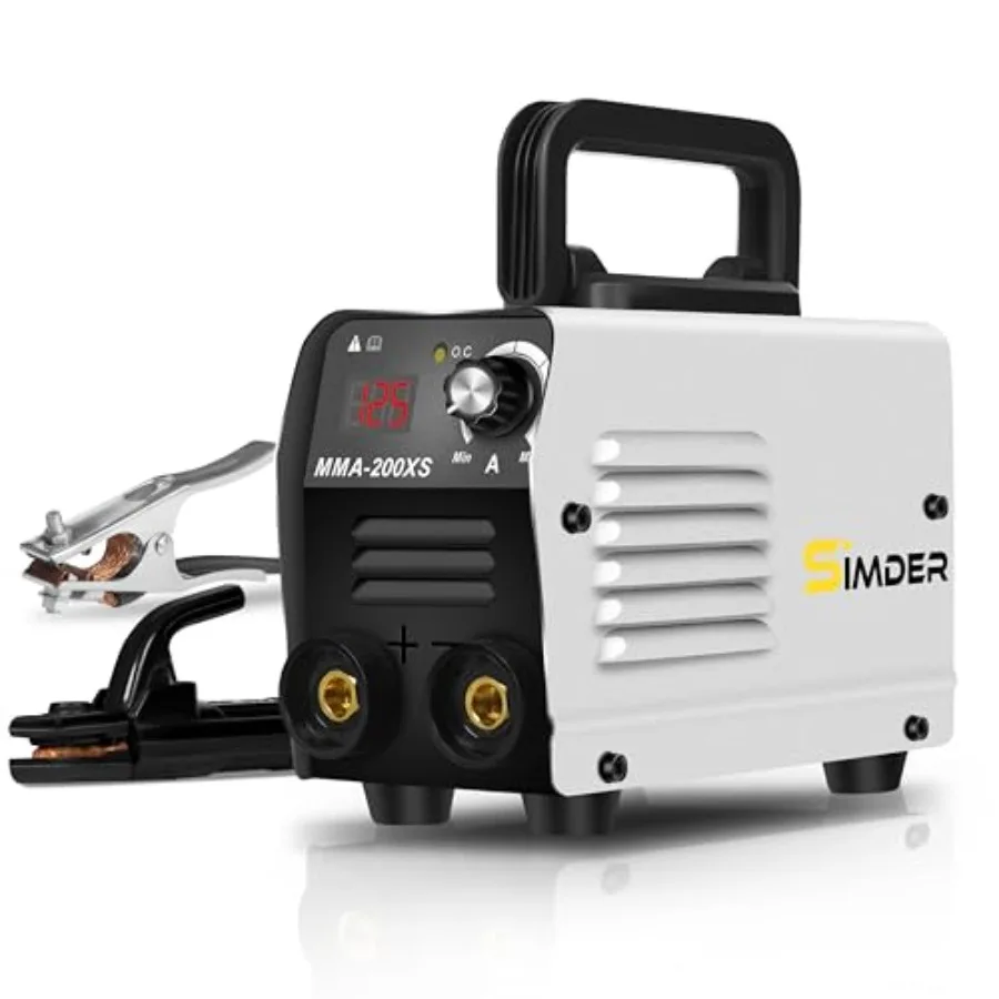 

SSIMDER Mini ARC Stick Welder 110V 3.55Lbs - IGBT Inverter Welding Machine Compatible with E6013 E7018 Rods for Beginners Home