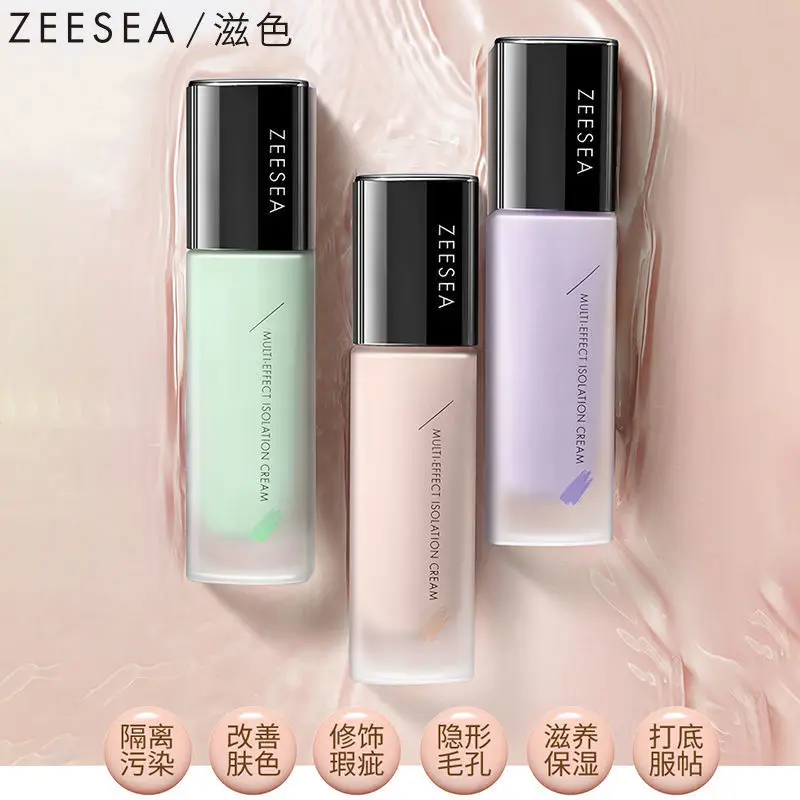 ZEESEA Isolation Cream Facial Primer Pre-Makeup Lotion Long-Lasting Moisturizing Waterproof Concealer Rare Beauty Nude Makeup