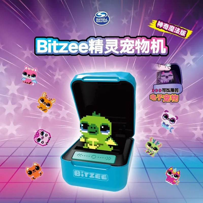 Bitzee Genie 2.0 Genuine Electronic Pet Machine Virtual Game Classic Pet Feeding Decompression Toys Smart Kids Christmas Gifts