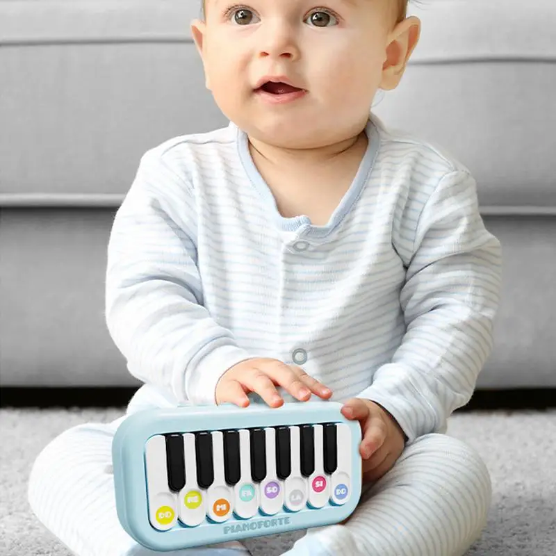 Kinder Klavier Spielzeug Taschenformat Vorschule Tastatur Spielzeug Pädagogisches Elektrisches Klavier Spielzeug Interaktive Musik Tastatur Spielzeug Mit Licht Für