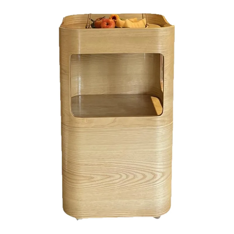

Beauty salon solid wood cart SPA club display frame homestay hotel shelf decoration