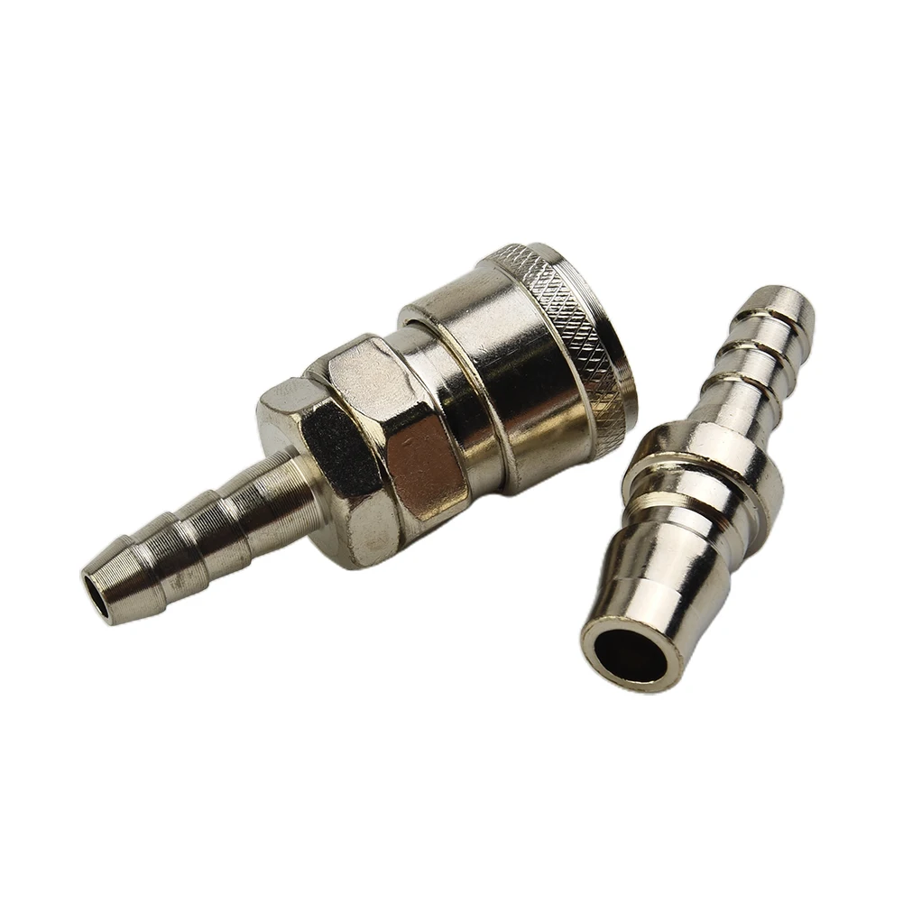 Raccordi per linea pneumatica da 2 pezzi connettore per compressore per tubo flessibile accoppiatore a sgancio rapido per tubo flessibile da 8mm