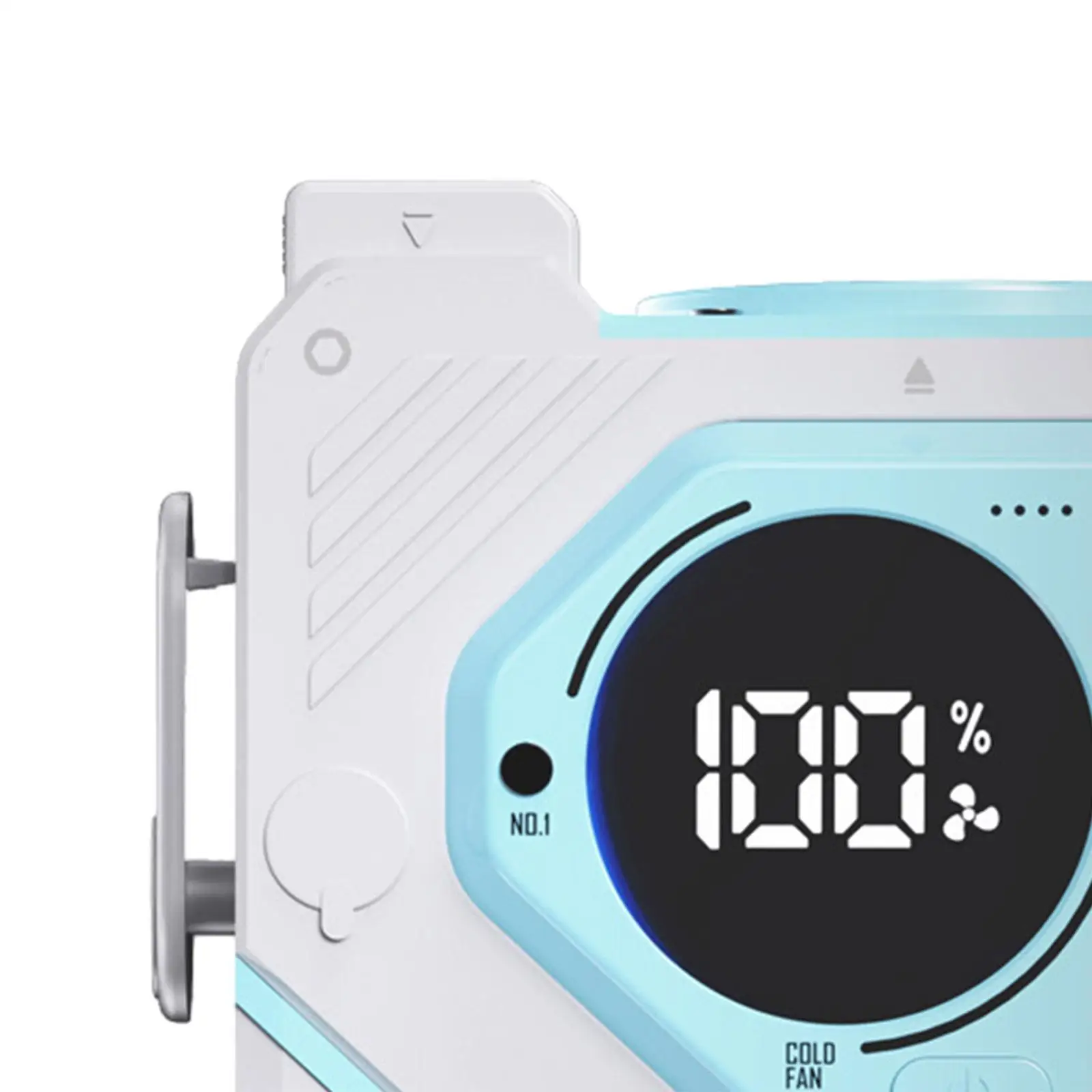 Ventilador pessoal com clipe de cintura, recarregável, leve, pendurado, multiuso para viagens, escritório, acampamento ao ar livre, jardinagem