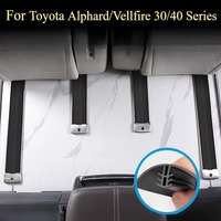 For Toyota Alphard/Vellfire 30/40 Series: OEM Seat Rail Covers - Dust Proof Seal Strips w/3M Adhesive & Tool-Free