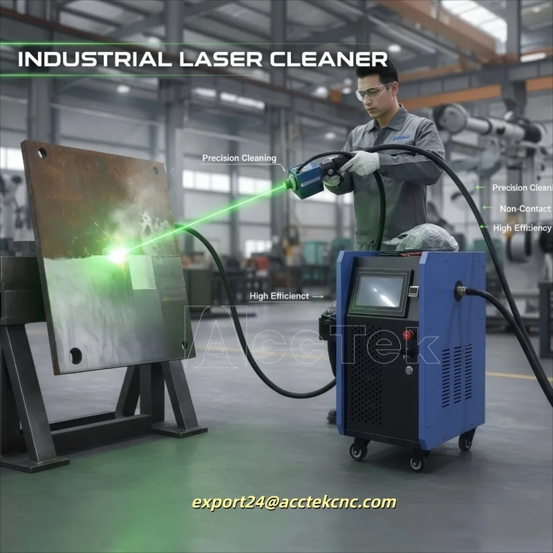 Handheld 100W-500W Pulse Laser Cleaning Machine New Type Metal Stainless Steel Stone Wood Oil Paint Rust Removal Laser Cleaner