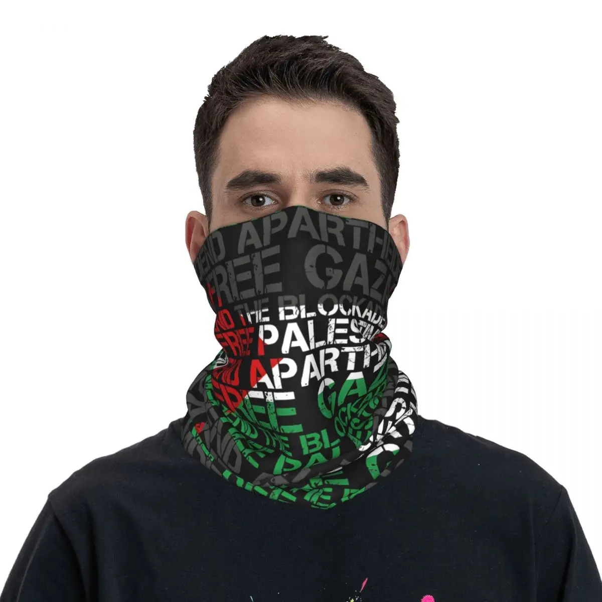 Hoffnung auf Frieden Befreiung Freiheit Bandana Hals abdeckung gedruckt Motocross Gesicht Schal Sturmhaube Radfahren Unisex Erwachsenen wasch bar