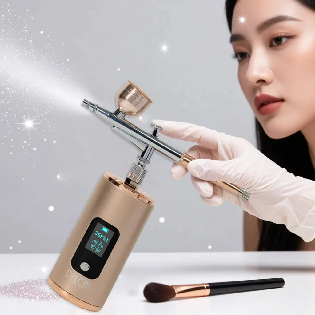 

Беспроводной аэрограф Profissional Аэрограф для торта Портативный принтер для распыления краски Аэрограф для краски Набор компрессоров для волос