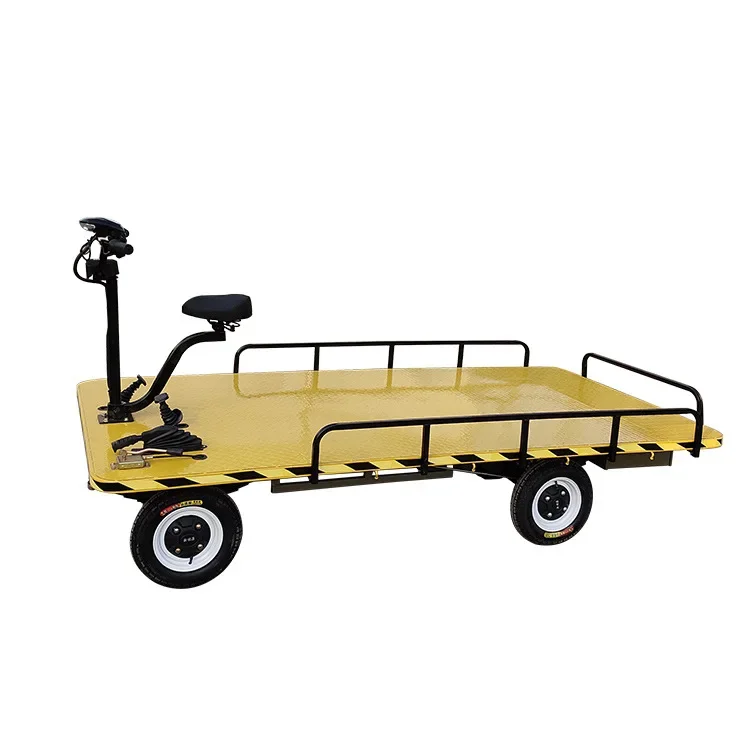 Multifunctional electric flatbed car for 4-wheel handling tool