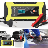 Automatic Smart Fast Digital LCD Display Auto Pulse Repair Car Motorcycl Battery Charger 12V 10A Intelligent Fast Power Charging