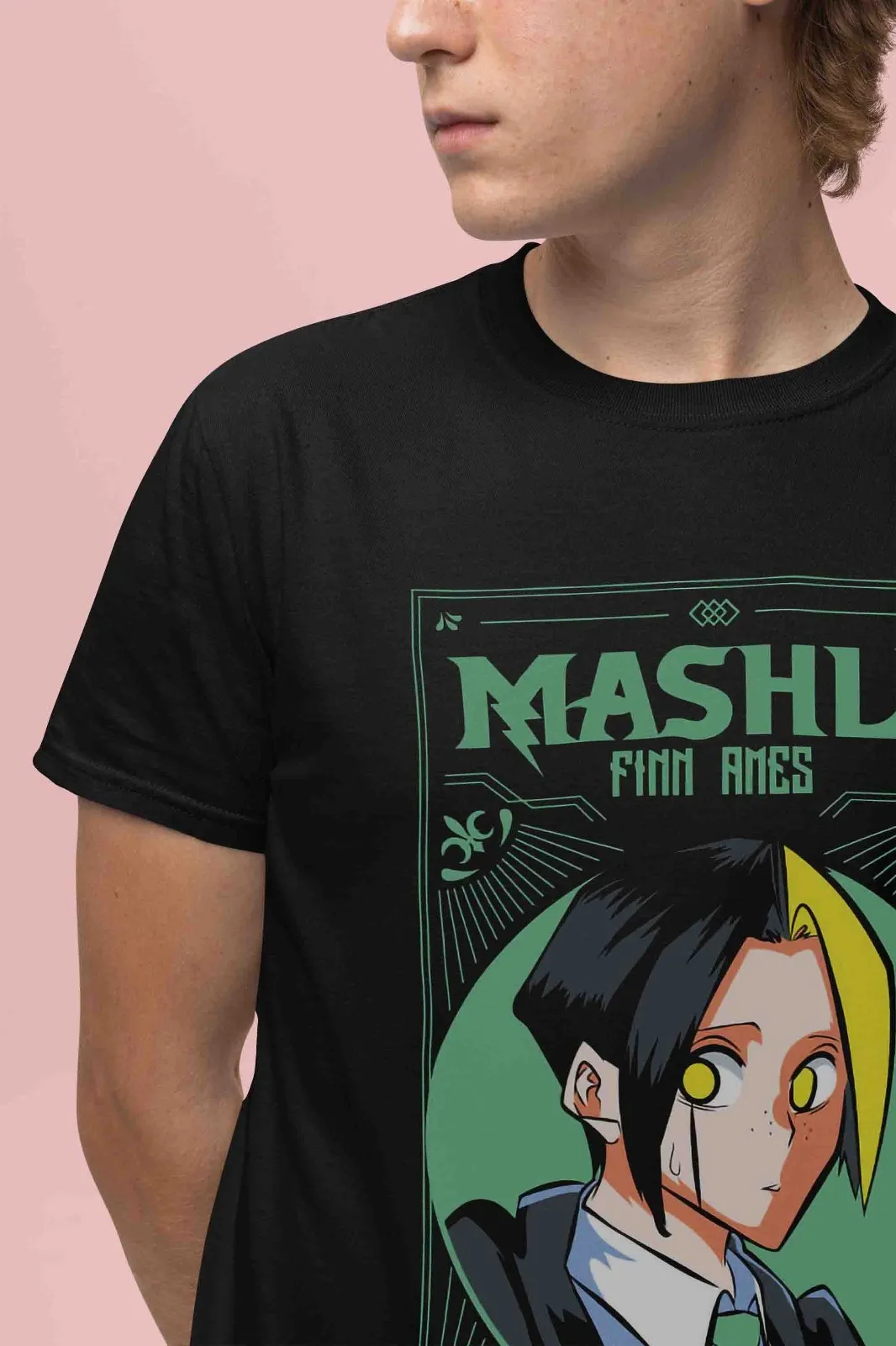 Mashle Shirt Mash Tshirt Lance T-Shirt Dot Top Finn Manga Abyss Anime Rayne Tee