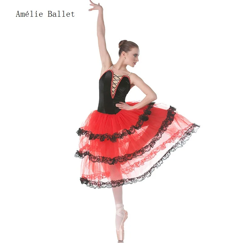18004-tutu-de-ballet-romantico-corpino-superior-de-terciopelo-negro-con-falda-tutu-de-tul-rojo-tutu-para-espectaculo-o-competicion-de-bailarina-para-ninos-y-adultos