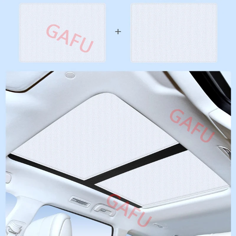 For Huawei AITO M7 Car Sunroof Curtain Top Canopy Sunblock Front Shield Heat Insulation Car Modification Protective Accessories